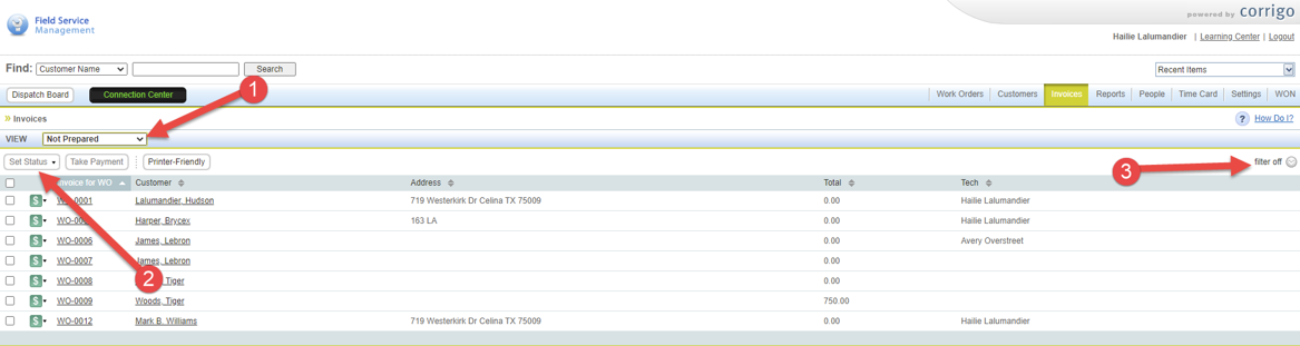 FSM - Financial - Invoice Management