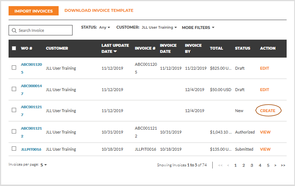 CorrigoPro - Financial - How To Submit an Invoice