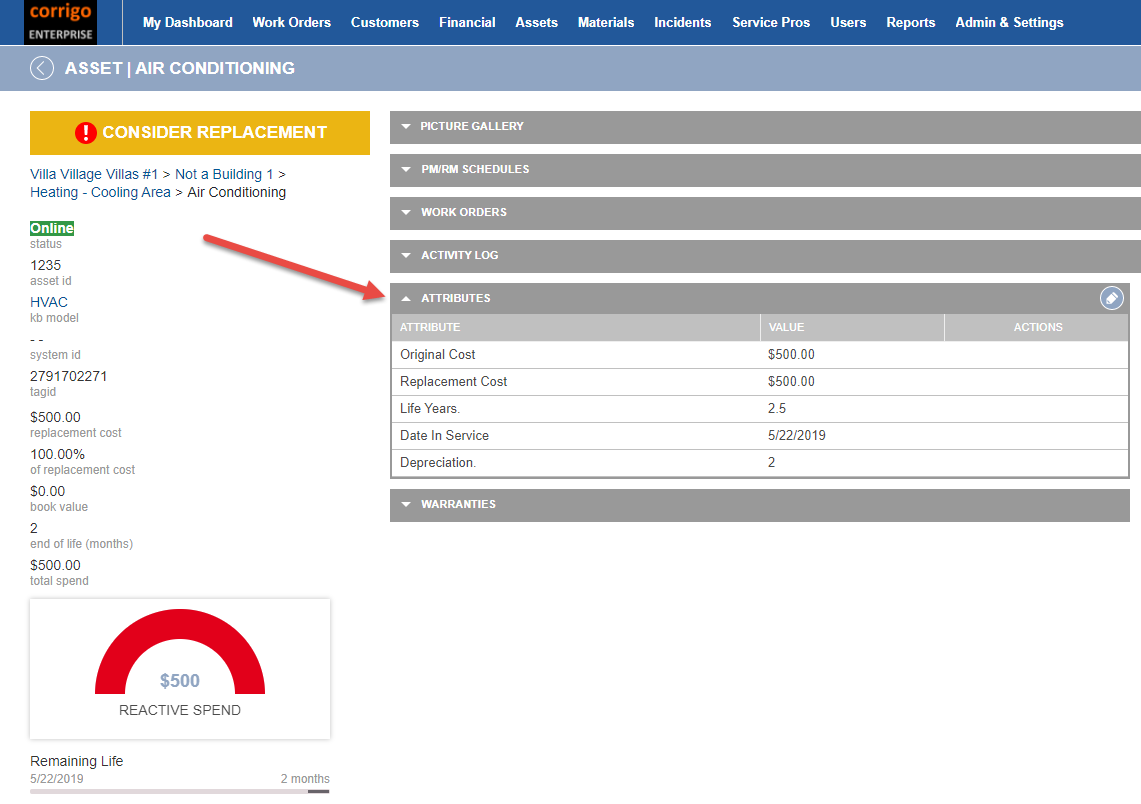 Corrigo Enterprise 9 - Assets/Knowledge Base - Creating Attributes